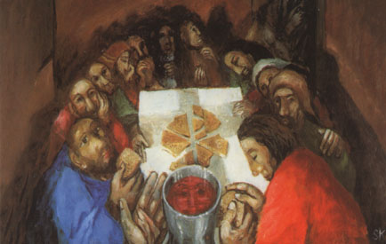 The Last Supper by Sieger Koder 1989 (c) St Paul 1999